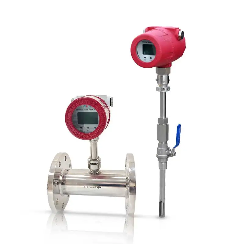 

High Quality 1.0% Precision Ammonia Gas Flow Meter Digital Air Thermal Mass Flowmeter