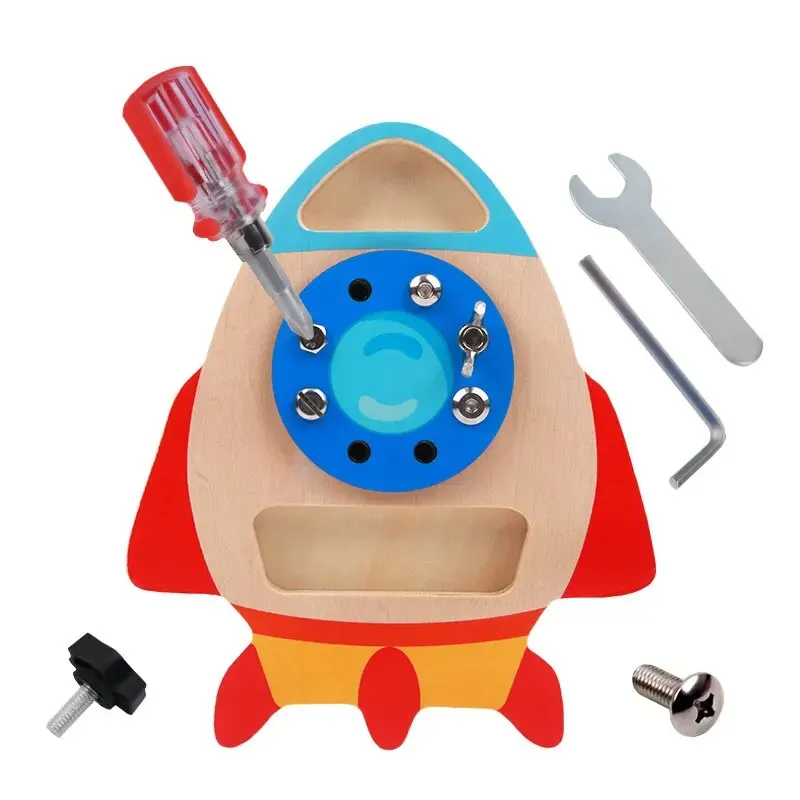 Деревянная Доска Монтессори С Гвоздями Детские Игрушки сделай Сам Для Игры В