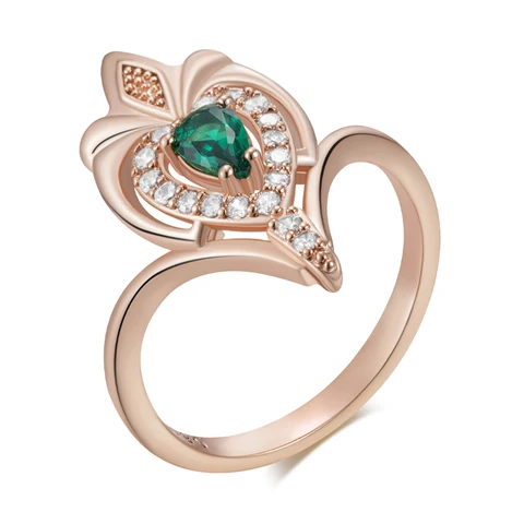 Кольцо Kinel Hot 585 розового золота