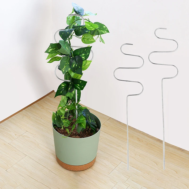 

Garden Plant Support Climbing Rack Flower Decorative Frame Sturdy Support Stainless Steel Plant Leaf Guard Support Frame
