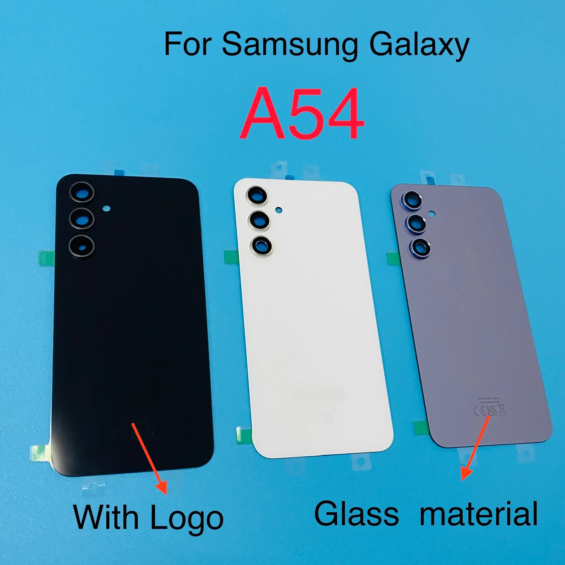 

Original For Samsung Galaxy A54 5G A546 A546B SM-A546B/DS A546E A5460 Battery Cover Back Cover Rear Glass Screen Rear Cas