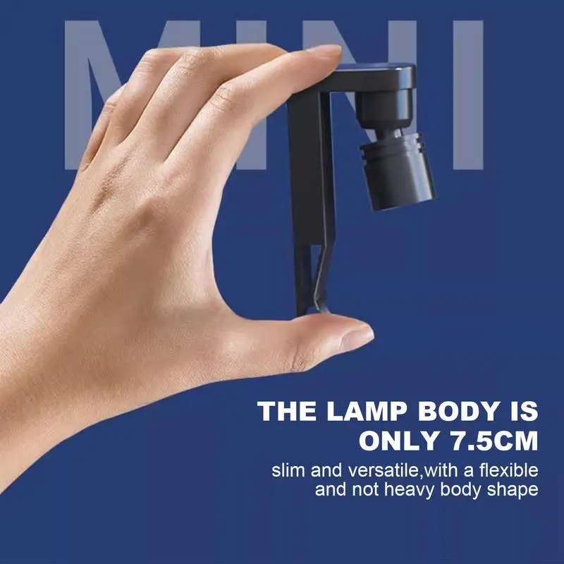 Водонепроницаемый светильник для аквариума с креплением на клипсе