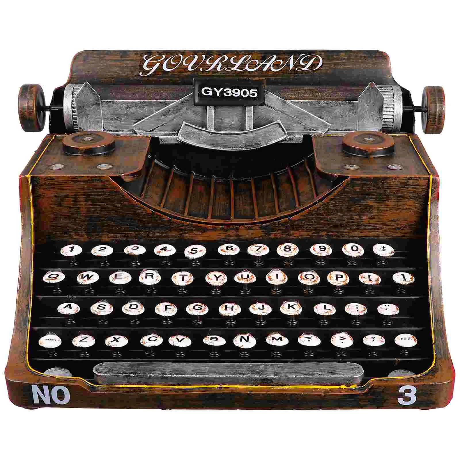 

1Pc Vintage Typewriter Retro Typewriter Typewriter Model Home Decor