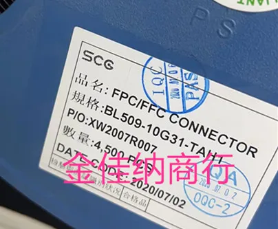 

50pcs/lot BL509-10G31-TAH1 0.5mm pitch 10P position rear clamshell FPC clip connector Connector 100% new and original