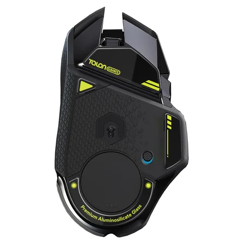 Стеклянные ножки для мыши TALONGAMES, совместимые с Logitech G502, беспроводная мышь, круглые изогнутые края, стеклянные коньки для мыши