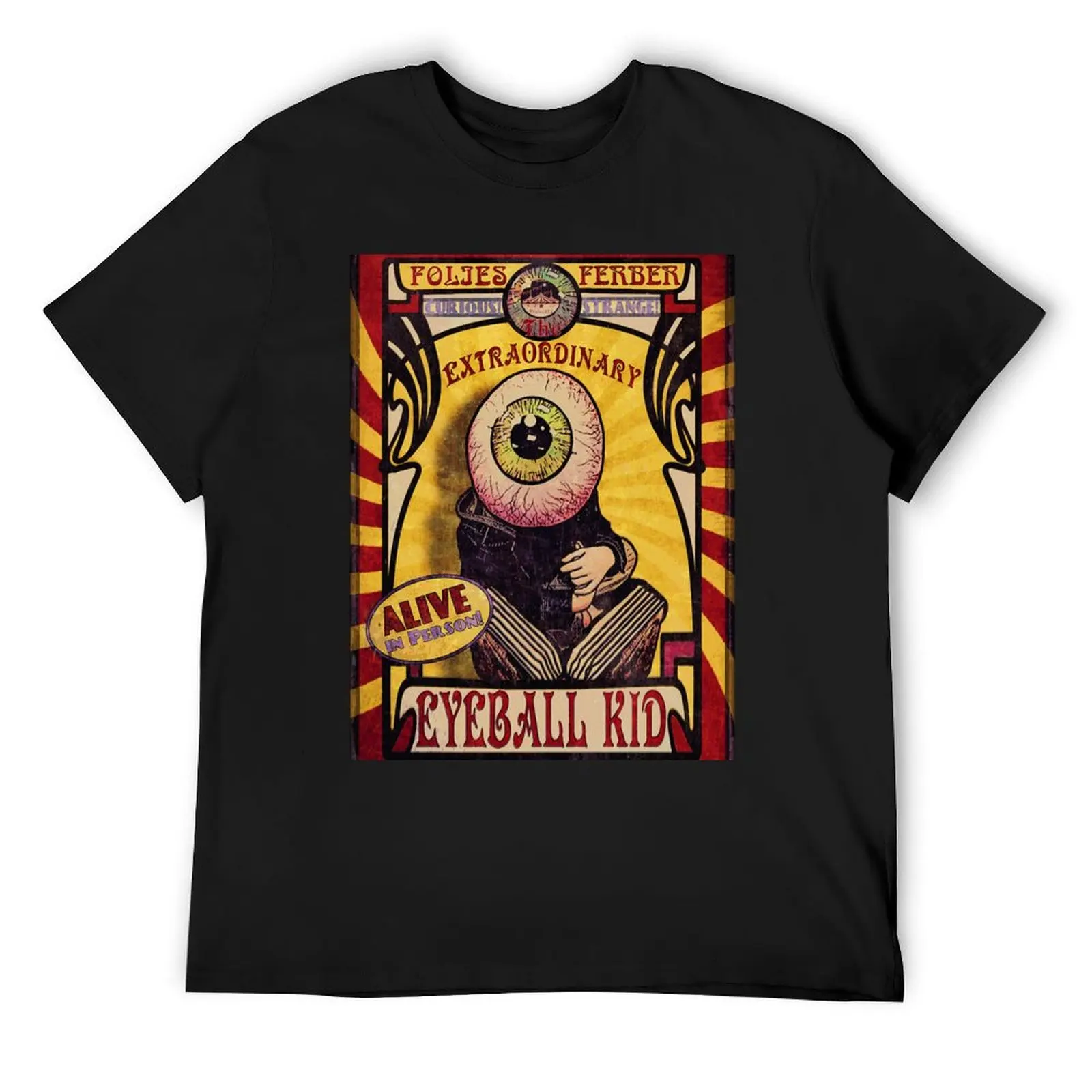 Футболка The Extraordinary Eyeball Kid Sid с графикой милая одежда в стиле аниме футболки