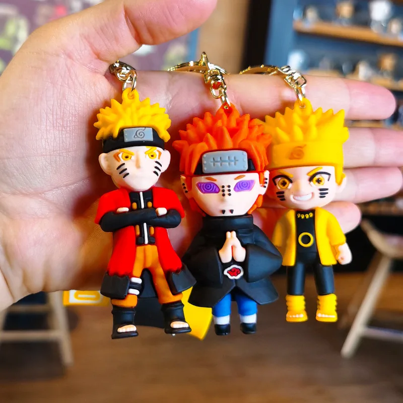 

Anime Naruto Keychain Vintage Figure Key Chain Fashion keychains For Fans Women Men Jewelry Gift