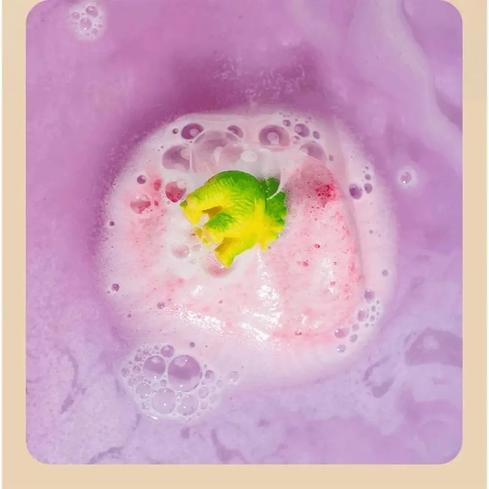 Фото Натуральные органические бомбочки для ванны в форме яиц динозавров с игрушками-сюрпризами, ароматизированные эфирными маслами, для пышной пенной ванны №4