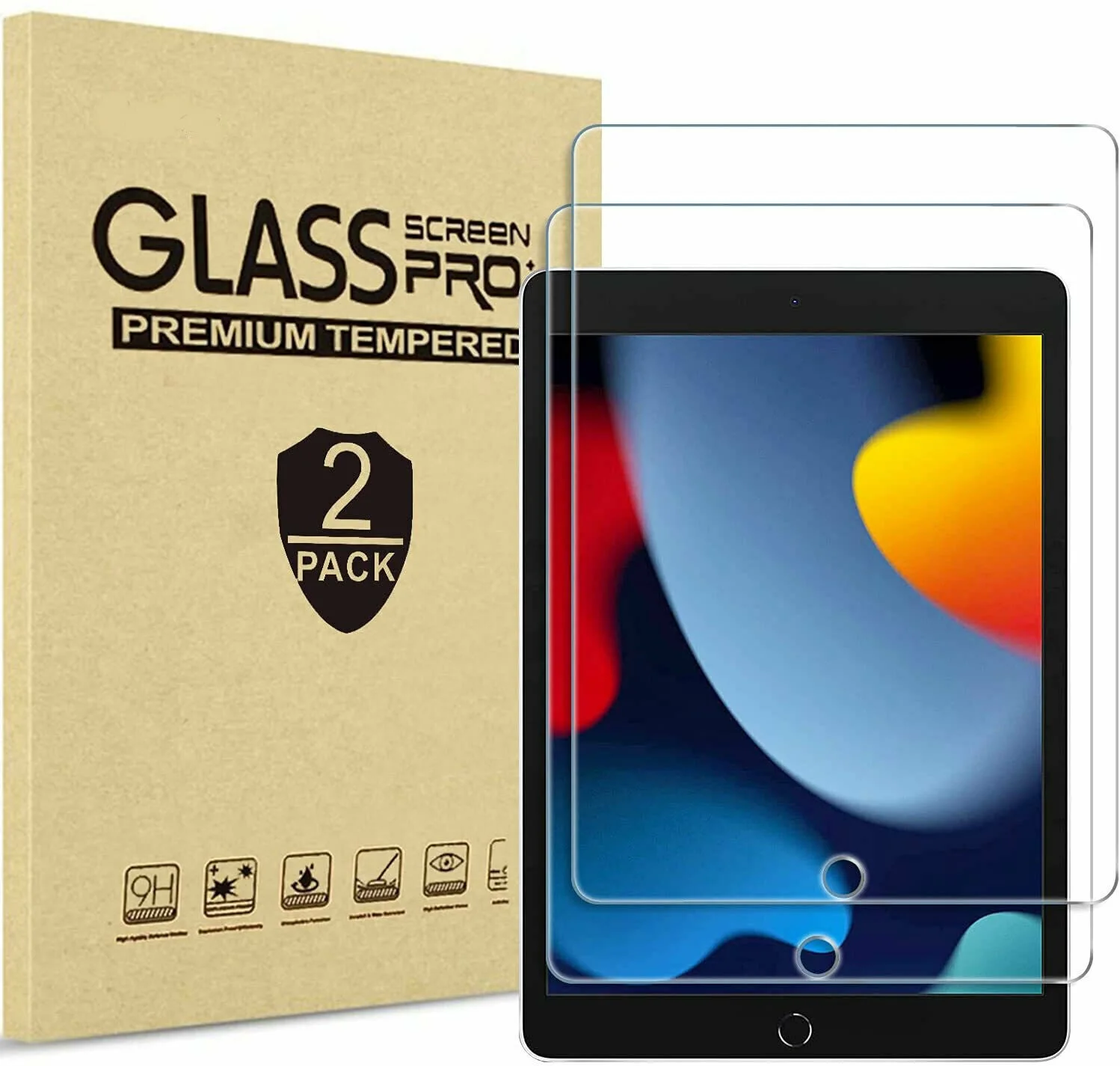 

Защитное закаленное стекло для планшета IPAD9 10,2