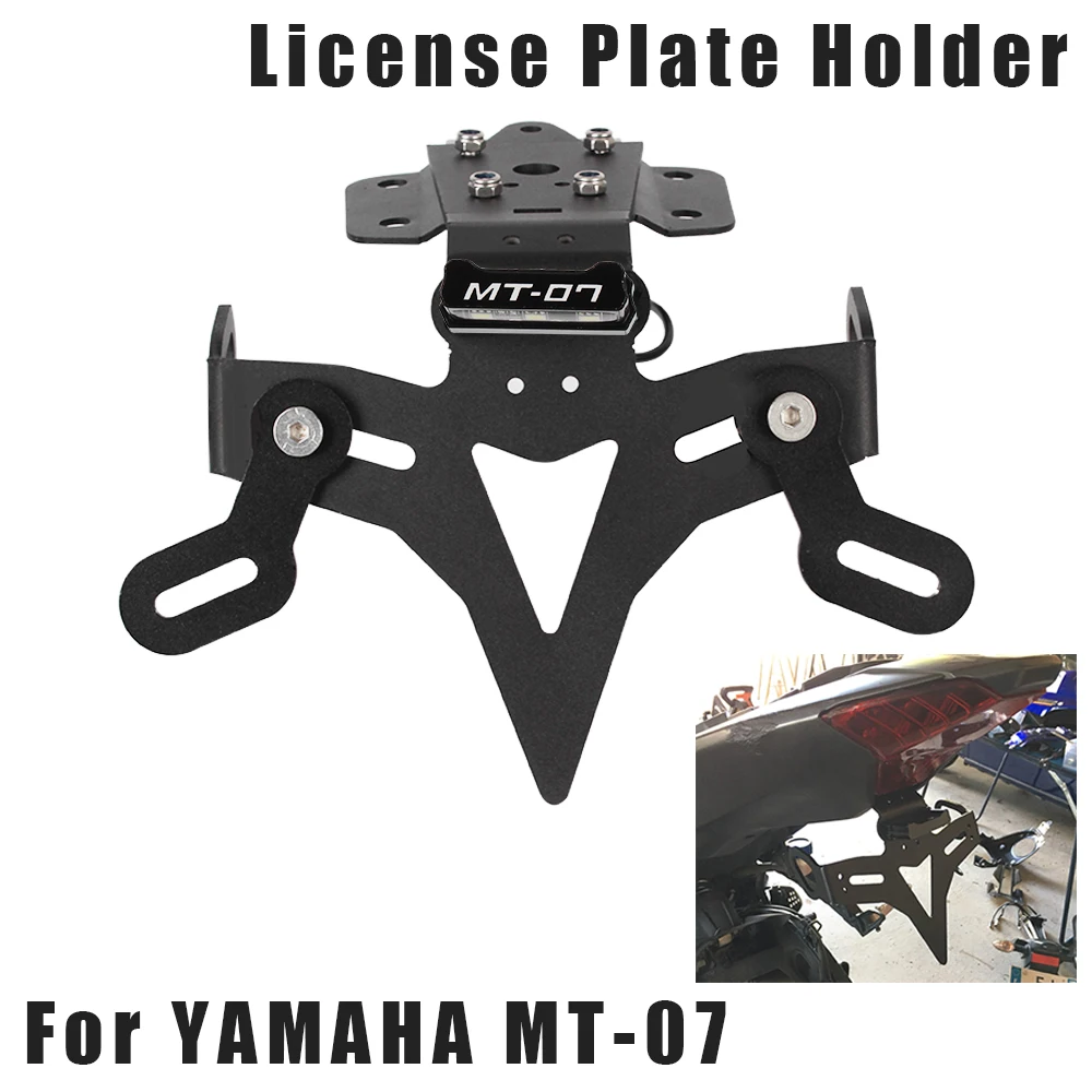 Держатель Номерного Знака Fender Eliminator Мотоцикла Из Алюминиевого Сплава Для MT-07