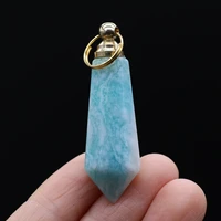 natural stone perfume bottle pendants reiki heal essential oil bottles for jewelry making diy women fashion necklace crafts