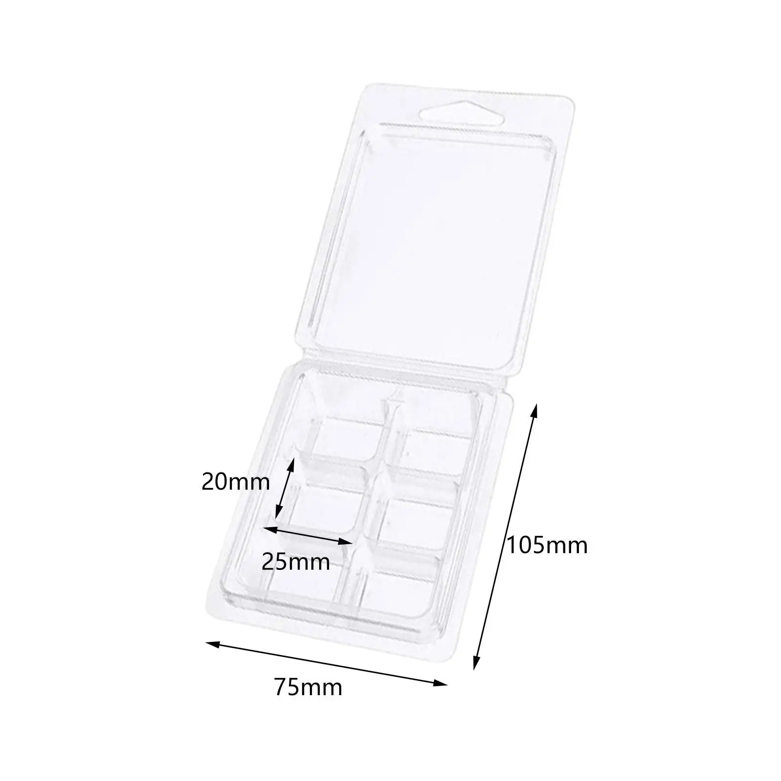 100 Шт. Прозрачные Формы Для Свечей Из ПЭТ Плавления Воска Поделки Шоколада Своими