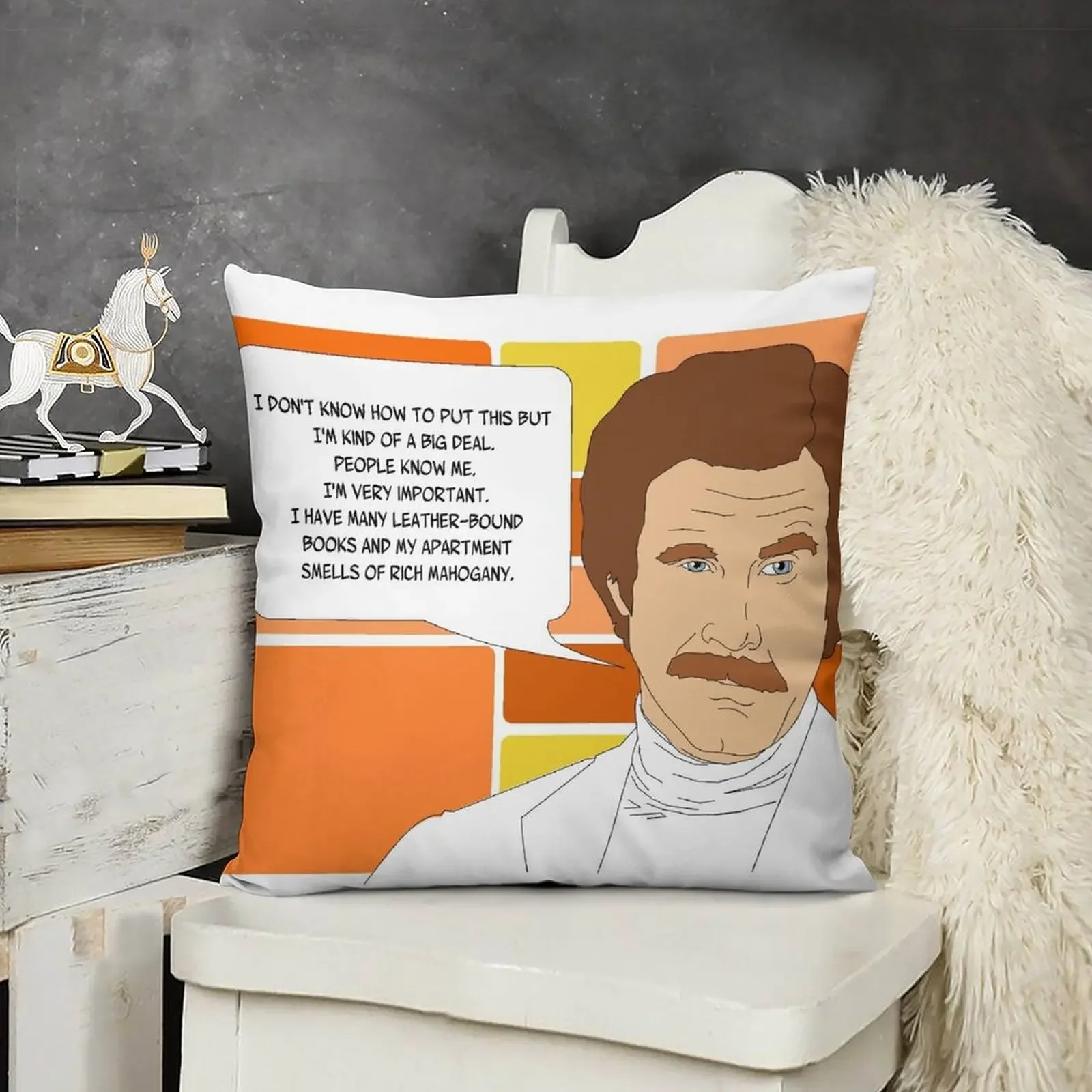 Я Рон Бордо? Декоративная подушка Подушки Чехлы на диван Подушка