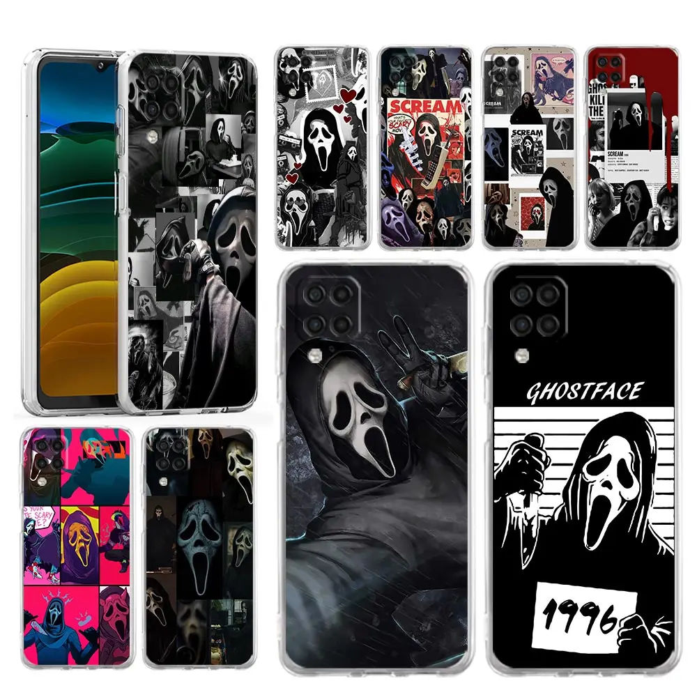 

Case For Samsung A13 A23 A33 A53 A73 5G A51 A71 A21S A12 A11 A31 A41 A01 A03s A52 A32 A22 Cover Ghost Face Scream No You Hang Up