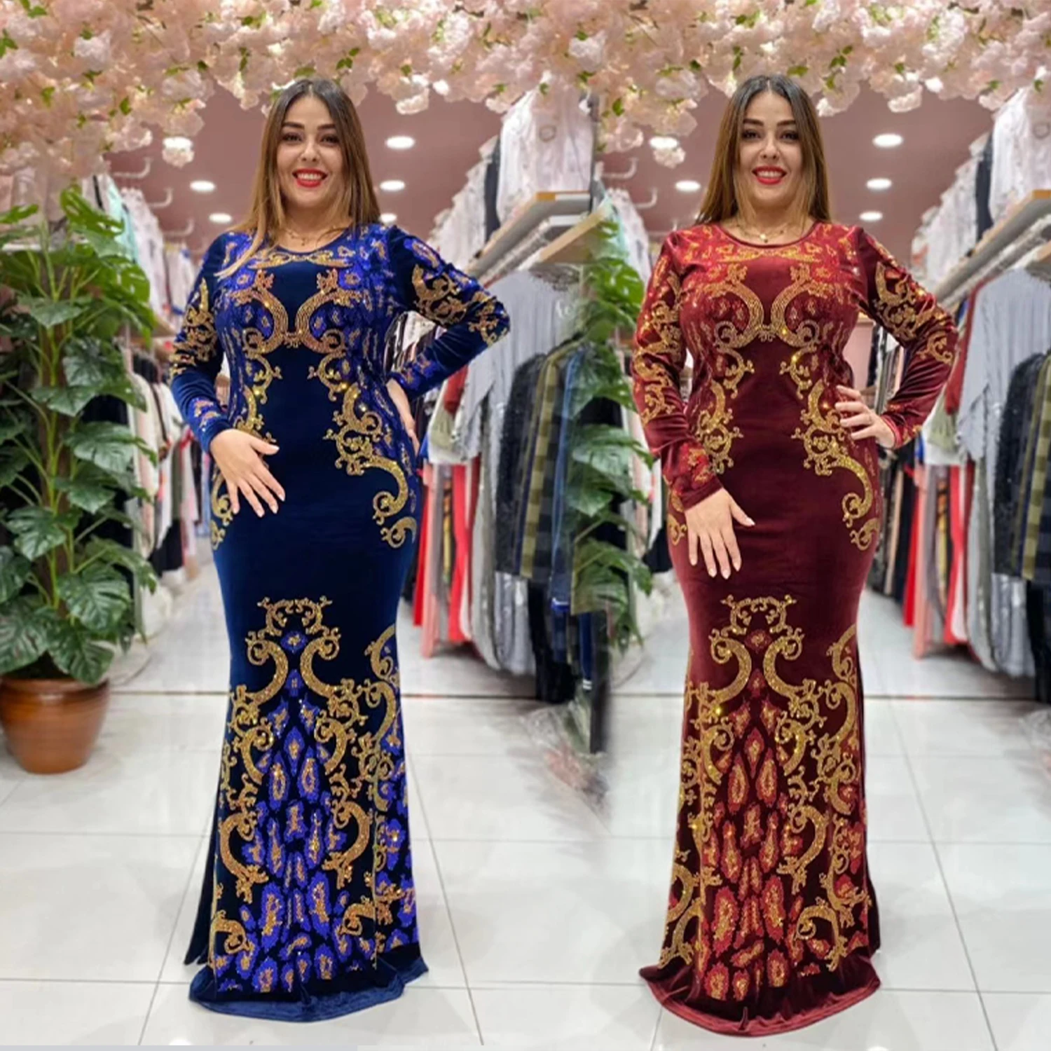 

Мусульманское платье LIZHILIZHI, женское красное, фиолетовое платье TengTu Morrocan Kaftan, платье для вечеринки, дня рождения, свадьбы