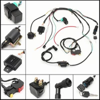 50 70 90 110 cc cdi wiring harness coil assembly for atv electric quad kit