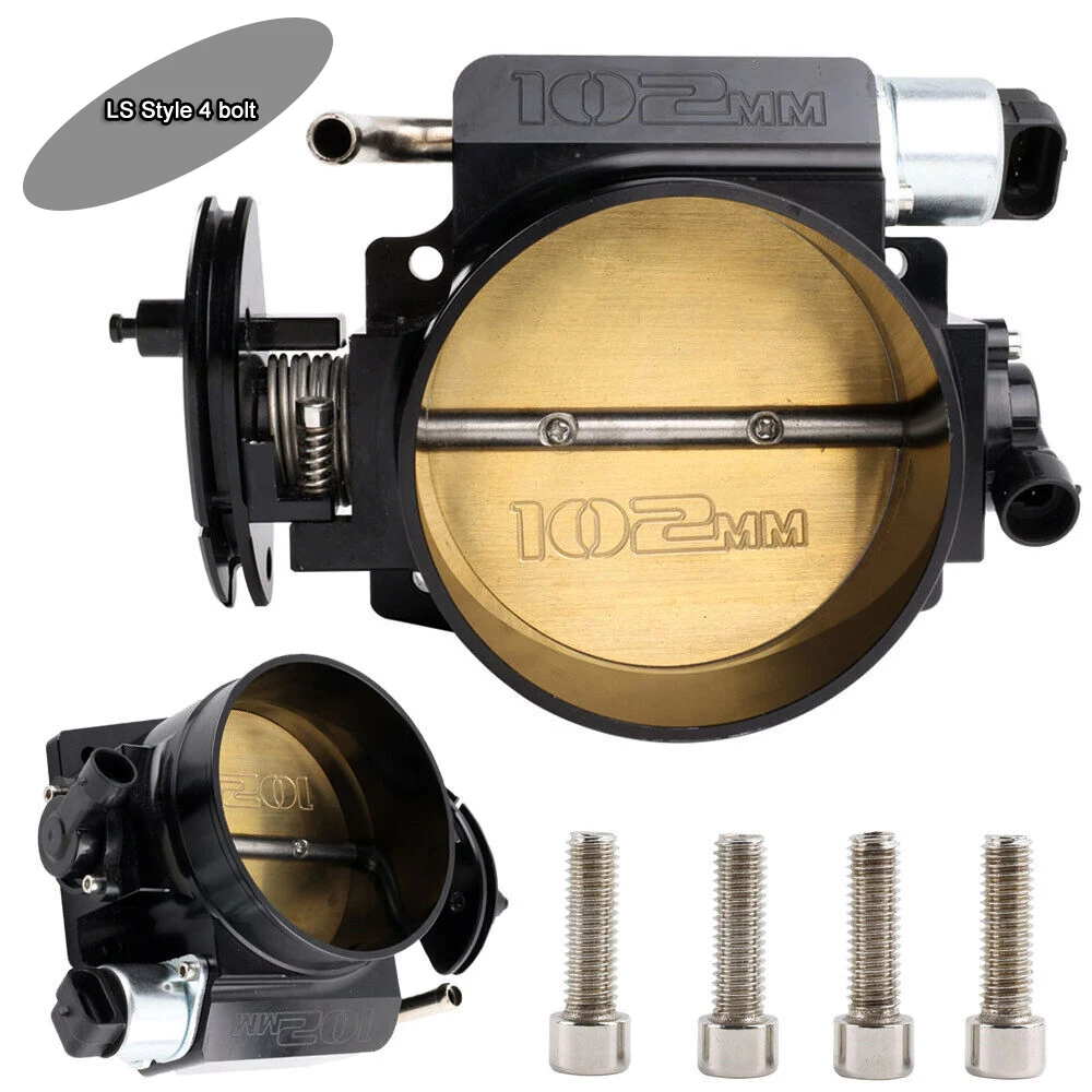 

LS 102 мм с тросовым приводом, прямая замена, корпус дроссельной заслонки впускного коллектора, алюминий + TPS + IAC для LS1 LS2 LS3 LS6 LSX