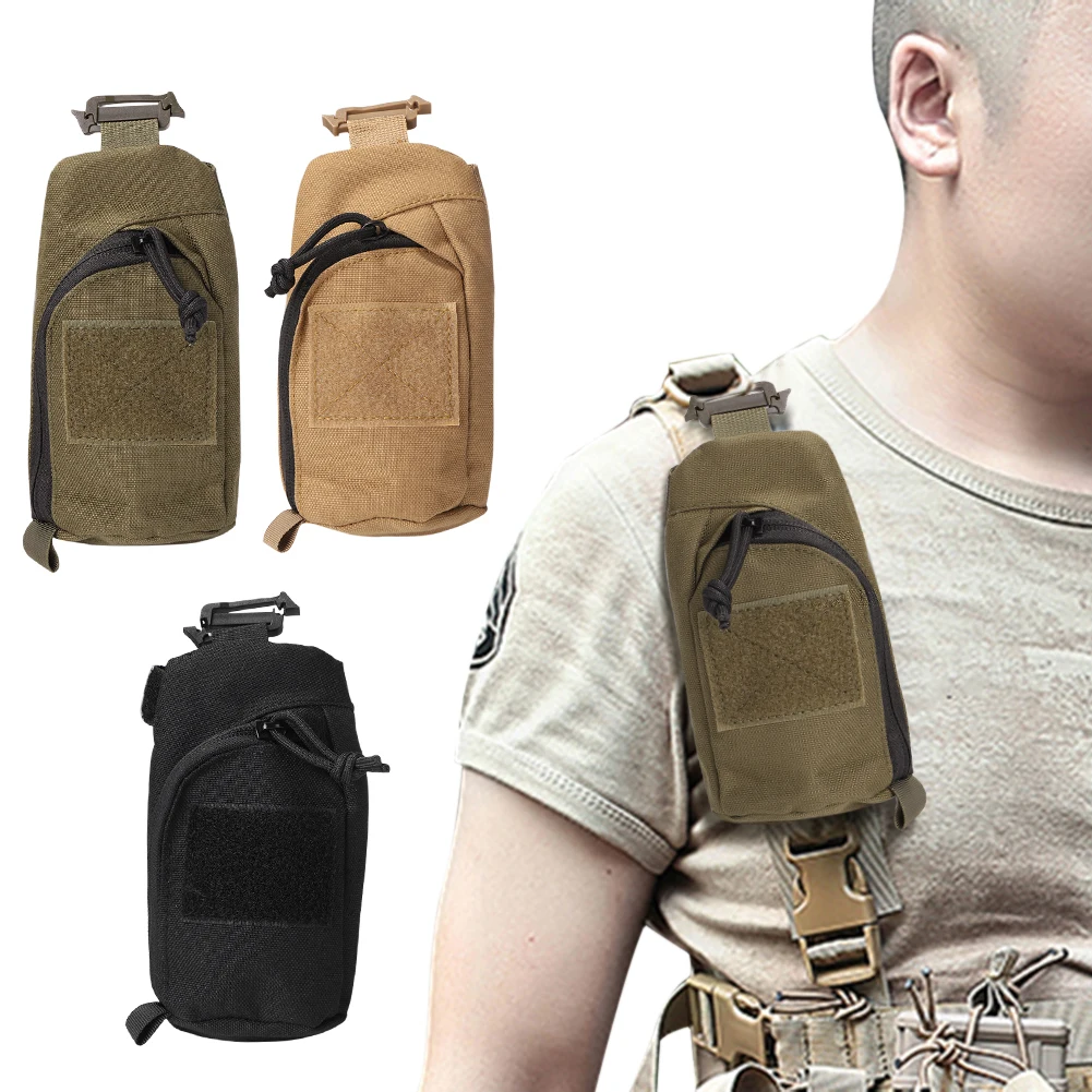 

Molle Shoulder Strap Pouch Multi-function Sports Camping Hiking Fishing EDC Tool Bags Nylon Multi-pocket Tactical Bag