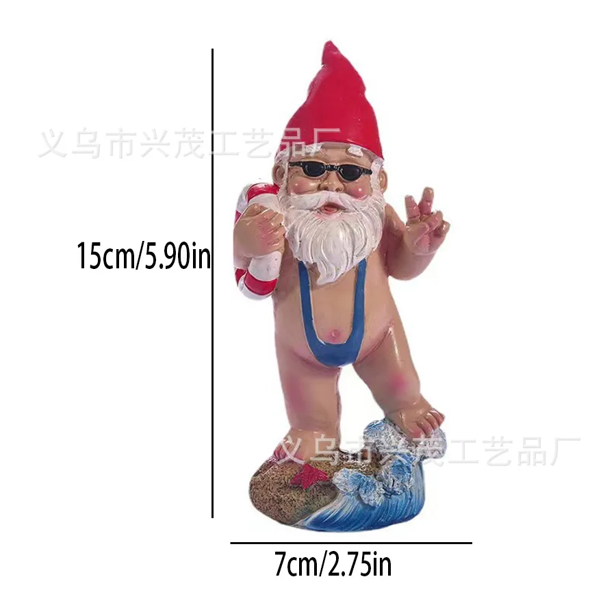 Белая скульптура для бороды плавания украшение стариков уличное двора сада