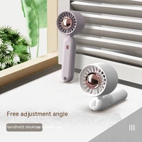 mini fan portable handheld electric fans usb rechargeable quiet three speed adjustment fan for home outdoors office