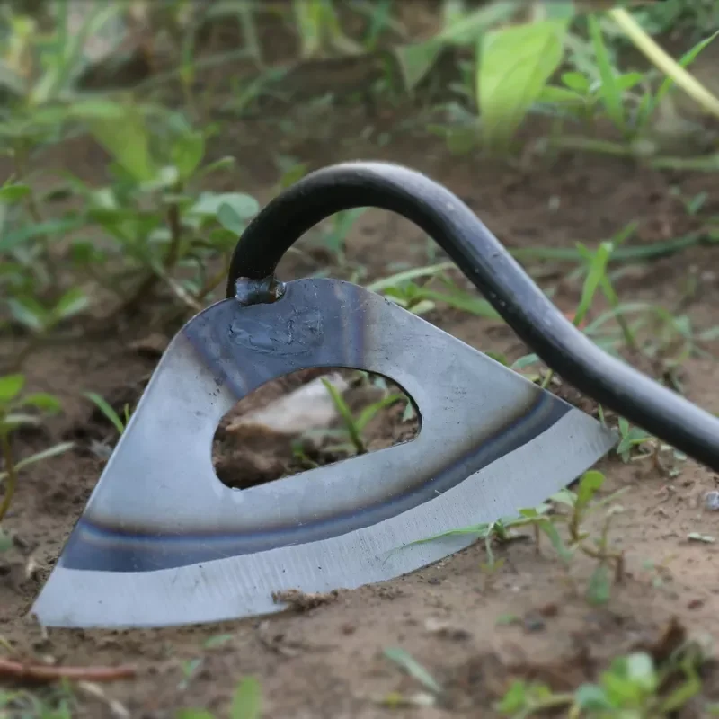 

Steel Gardening Hoe Hardened Hollow Handheld Weeding Rake Planting Vegetable Farm Agriculture Garden Tool Accessories