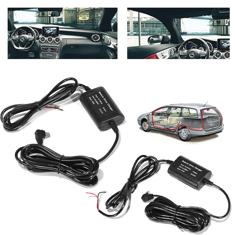 

DC-DC 12V to 5V 3.1M Inverter Converter Micro Mini USB Hard Wired Car Power Charger GPS Tablet Phone PDA DVR Recorder Camera