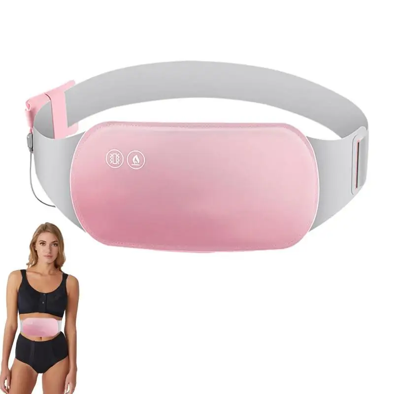 

Period Pain Relief Pad Portable Cordless Menstrual Fast Heating Pad Vibrating Belt For Menstrual Waist Stomach Abdominal Pain