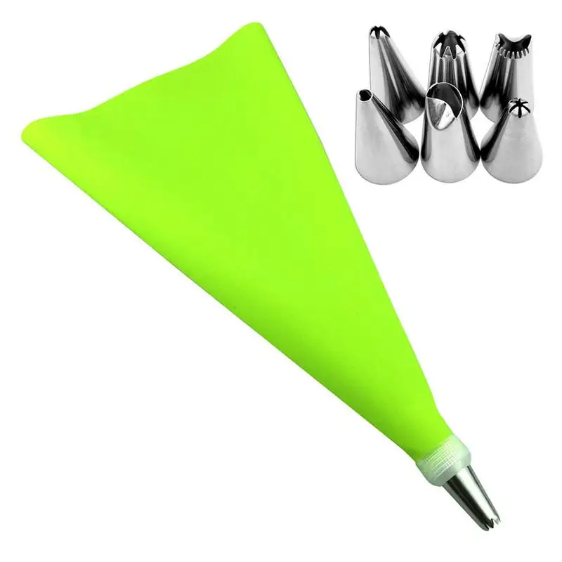 

Stainless Steel Icing Piping Nozzles Cream Pastry Bag Coupler Cupcake Cake Decorating Tools