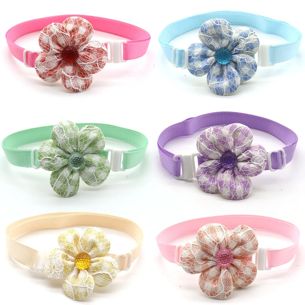 

30/50 Pcs Pet Dog Grooming Accessories Cute Spring Flower Style Dogs Necktie Bow Tie Pet Puppy Supplies Holiday Dog Bowtie