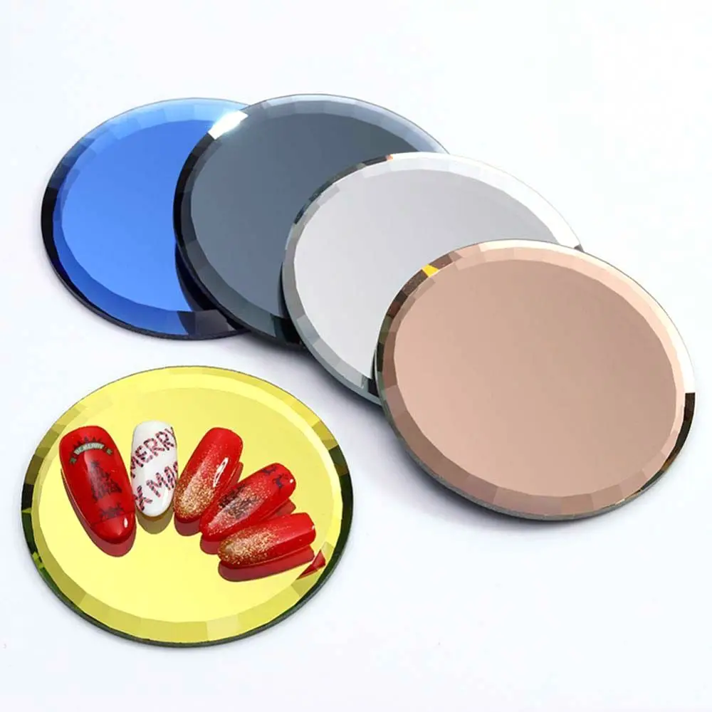 

1 шт., зеркальная Пустая палитра для дизайна ногтей