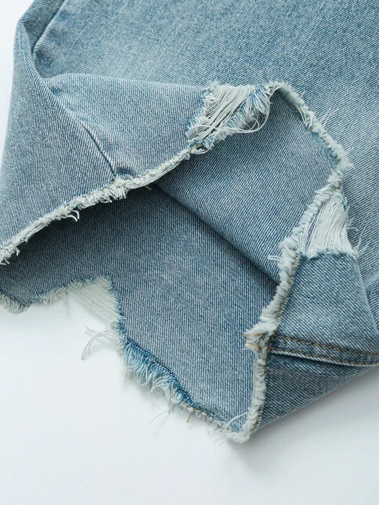 Джинсы KAOPU ZA женские рваные с пятью карманами винтажные брюки из денима