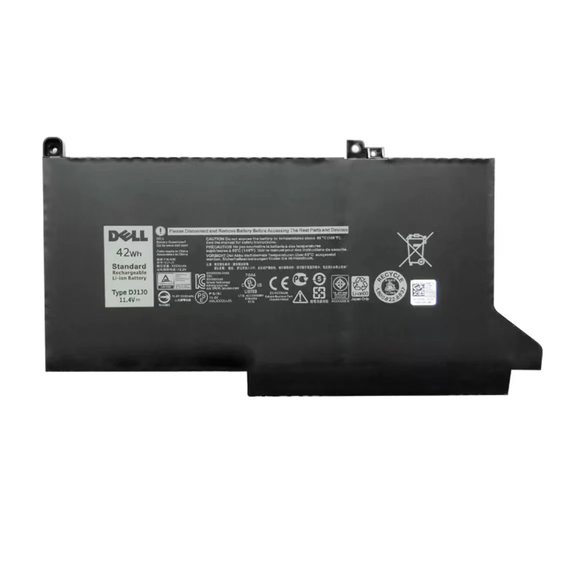 Nova Dell Original Dj1j0 0nf0h Pgfx4 F3ygt 0g74g 451-bbzl Bateria para Dell Latitude 12 7000 7280 7380 7480 Tablet