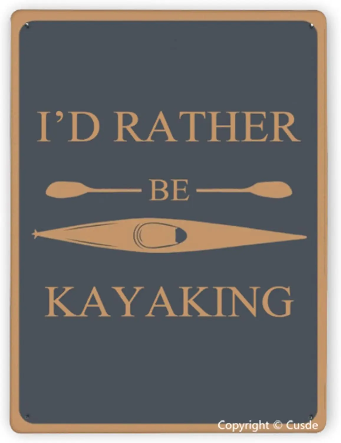 Забавная металлическая жестяная этикетка I'