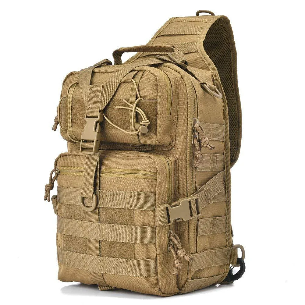 Tactical Backpack Military Assault EDC Rucksack Men Outdoor  Sling Bag Hunting Hiking Climbing Utility Camo Molle Bag