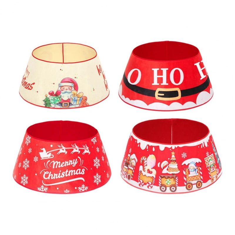 Декор для рождественской елки объемная базовая крышка юбка ног красочный