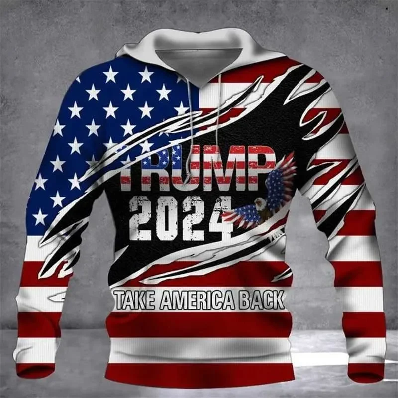 Толстовки с принтом Дональда Трампа и борьбы 3D для болельщиков толстовка унисекс
