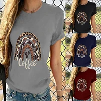 2022 summer new womens round neck casual short sleeved top fashion all match office commuter t shirt female lady