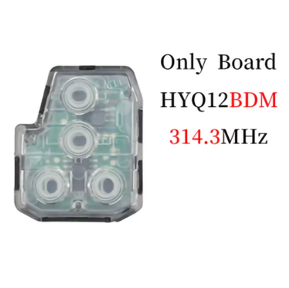 

SILY 4D72 G/H 8A чип 314,3 МГц автомобильный дистанционный брелок для Toyota Camry 2012-2016 Corolla 2014-2017 HYQ12BEL HYQ12BDM