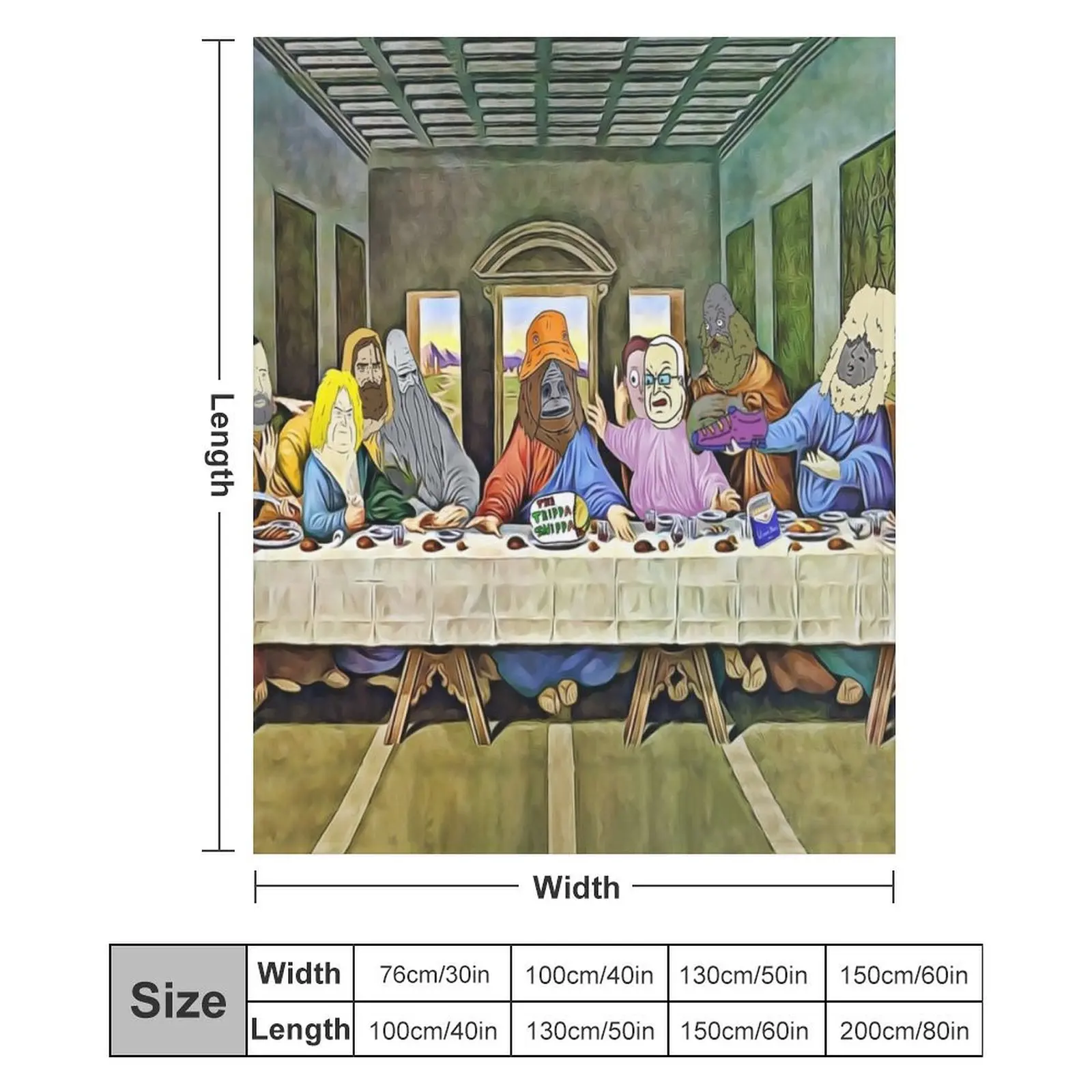 Последняя вечеря Browntown 2 Майк Нолан Биг Леза пледы диванное одеяло клетчатые