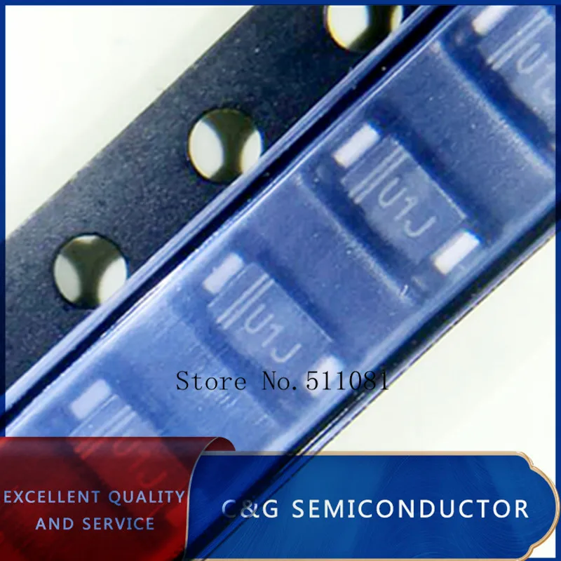 100pcs US1JW US1J Marking U1J 1206 SOD-123FL 1A 600V | Diodes