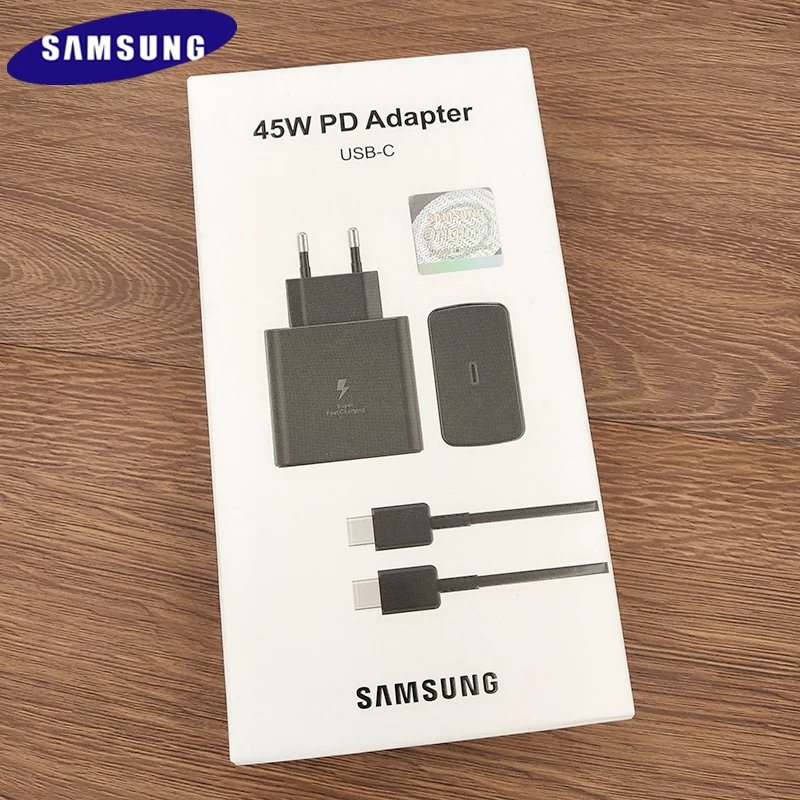 

Samsung 45W PD Super Adaptive Fast Charge Charger EP-TA845 EU For Galaxy S20 S21 S22 FE Note 10Plus 20 Ultra 10+ A82 A72 A80 A90