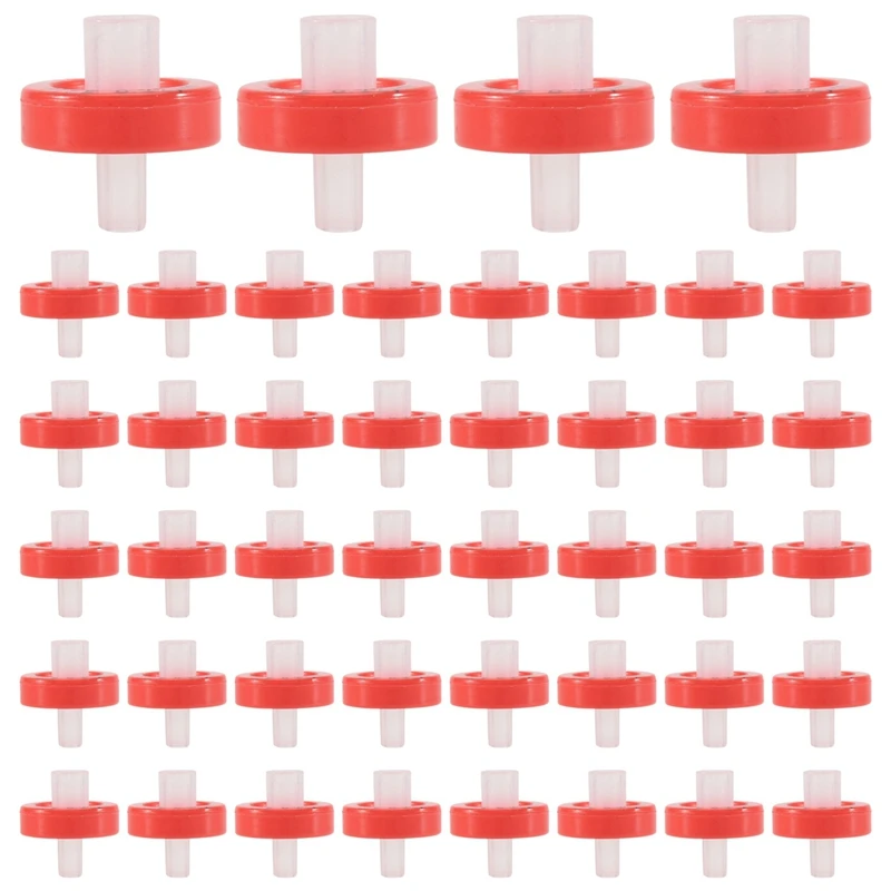 

100 PCS Syringe Filter PTFE, Syringe Lab Filter Membrane Diameter, 0.22Μm Pore Size, HPLC