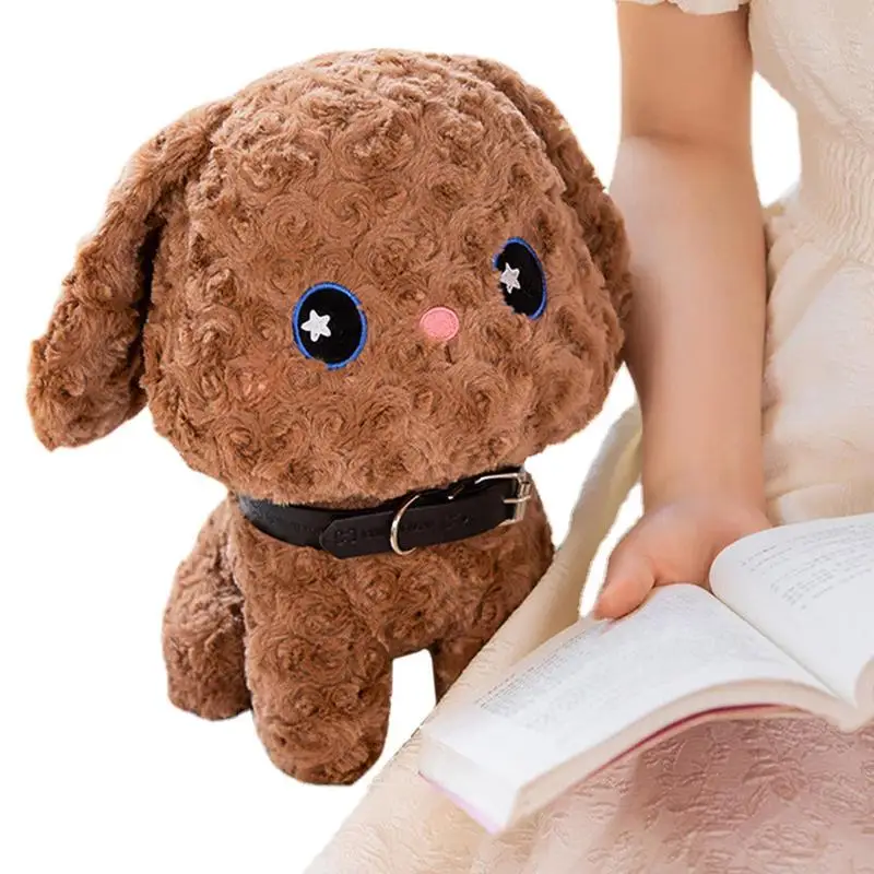 

Плюшевый щенок, мягкое животное, удобная плюшевая коричневая собака, игрушки, мягкая плюшевая собака, кукла, 25 см, очаровательное плюшевое ж...