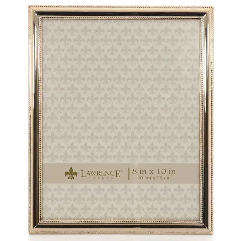 

Classic Double Beaded Picture Frame 8x10 Gold for Poster Photo Drawing Paintings Pictures Display
