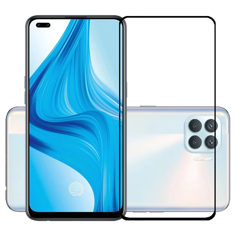 

Закаленное стекло премиум-класса 75 шт./лот 2.5D для OPPO F17 PRO, полное покрытие, защита экрана, защитная пленка для OPPO F17 PRO