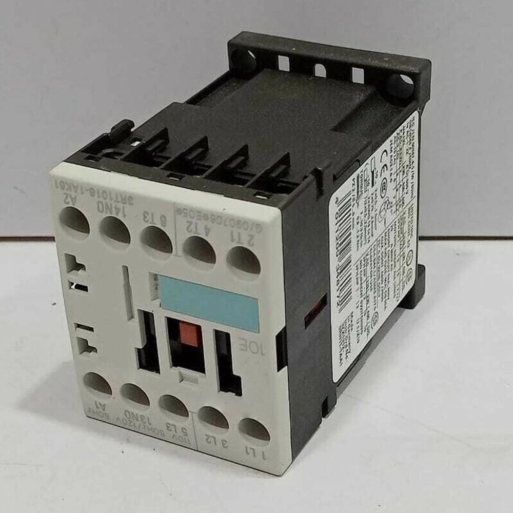3-полюсный модуль контактора в коробке для Siemens 3RT1016-1AK61 9A 4kW 120V AC 60Hz