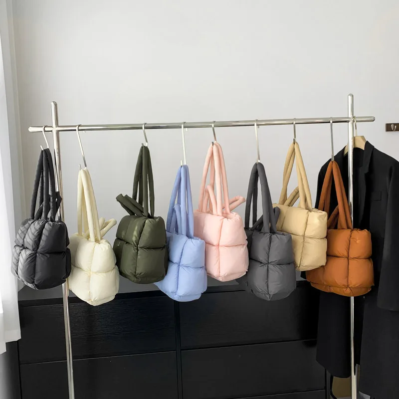 Мягкая клетчатая сумка на плечо модная женская пушистая сумка-тоут новая большая