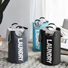 хранение игрушек корзины для хранения корзина для игрушек корзина для белья Складная корзина для белья из Оксфордской ткани с алюминиевой ручкой, большой размер, л