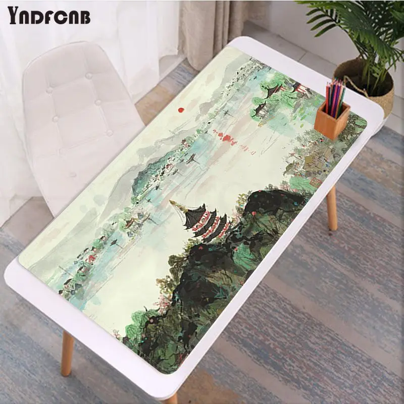YNDFCNB Landscape Mountain Painting laptop Gaming mouse pad Size for Gaming Mousepads for overwatch/cs go/world of warcraft images - 6