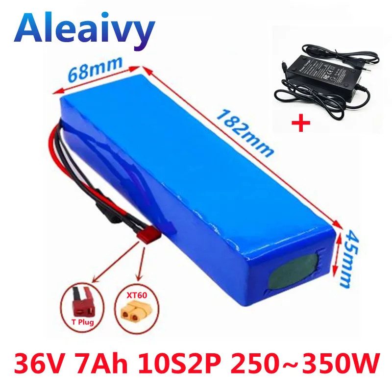 

36V E-bike battery 7Ah 10S2P 18650 Rechargeable Battery pack modified Bicycles,electric vehicle 42V Protection PCB +42V Charger
